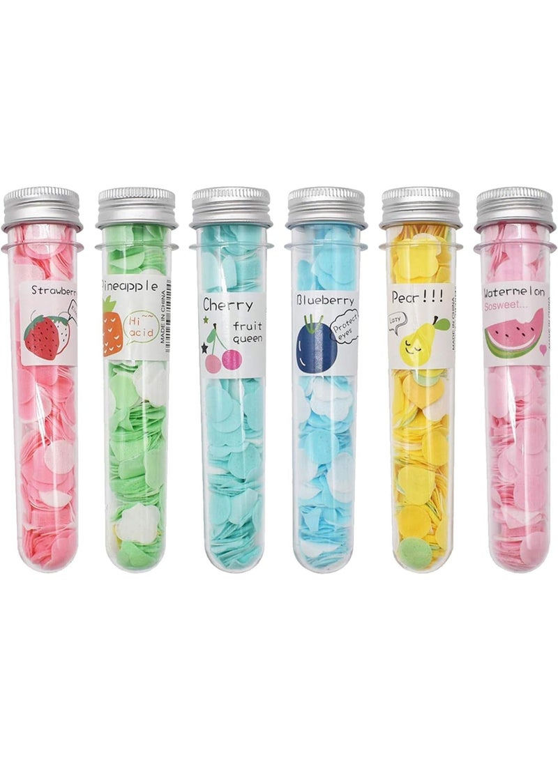 Portable rose-shaped paper strips in a plastic tube for daily handwashing, travel, school, gym, and camping. Small, lightweight, and easy to carry. 2-pack. - Image 5